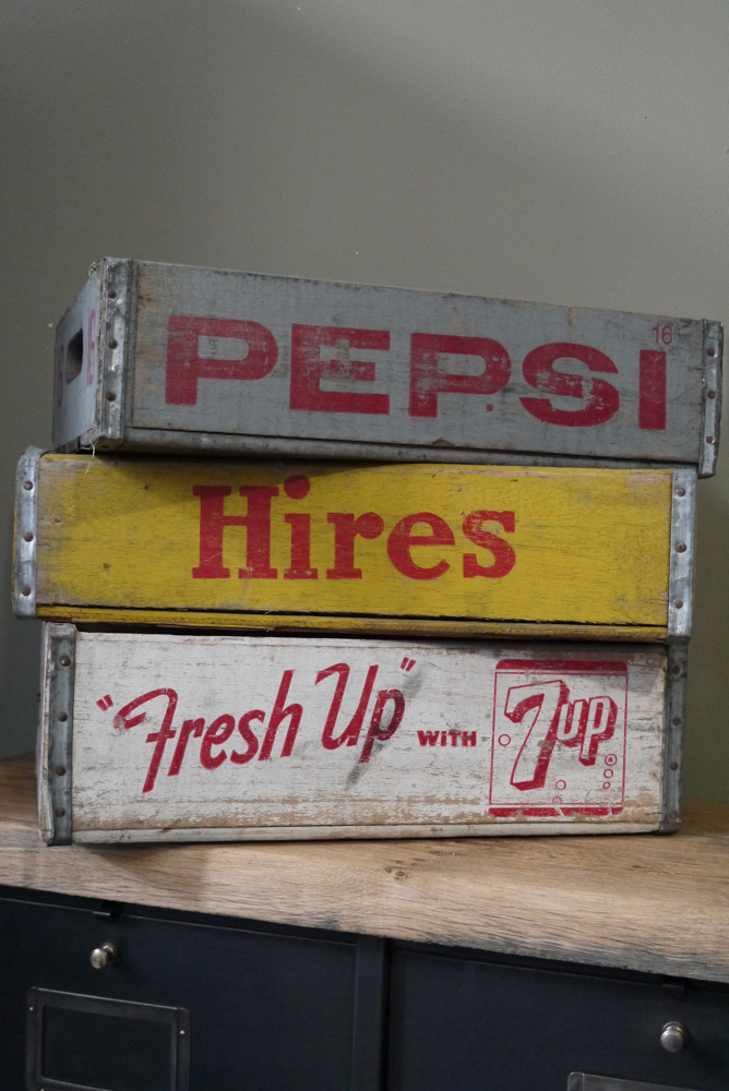 caisse bois brasserie café Seven Up 1 – Image 3