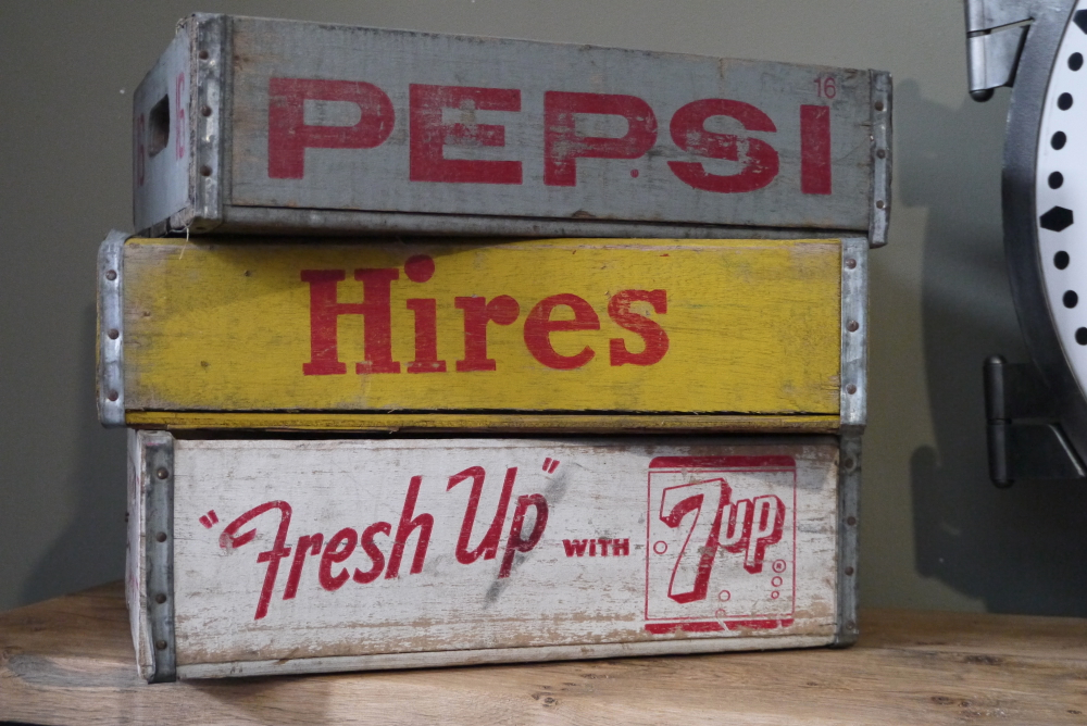 caisse bois brasserie café Seven Up 1 – Image 9