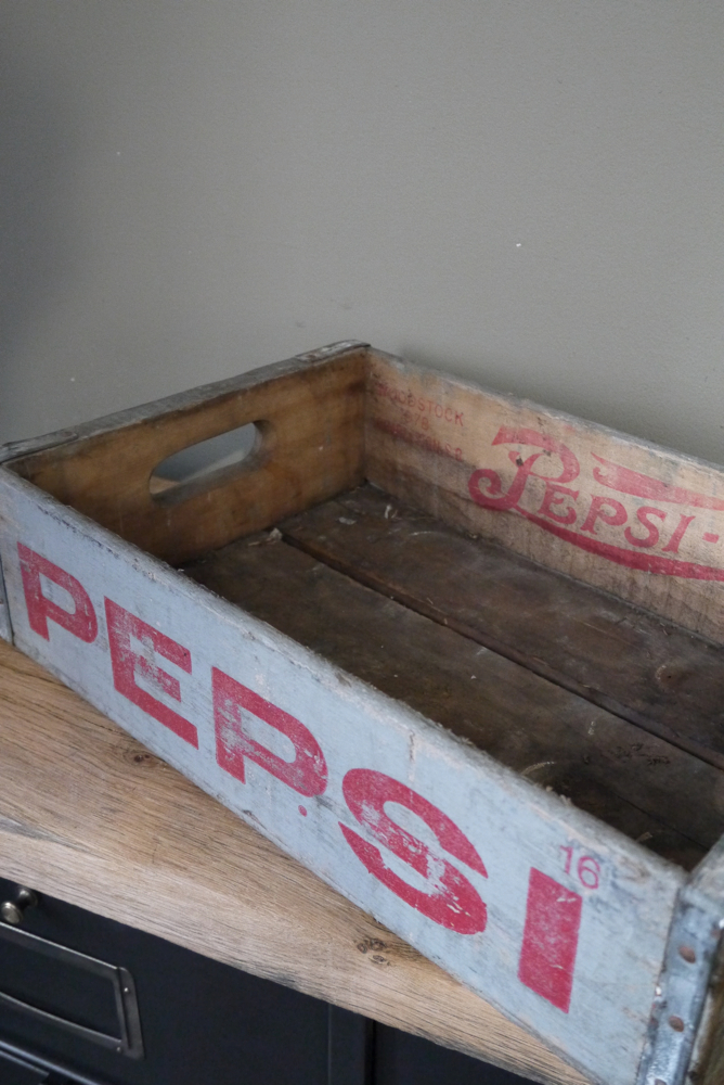 caisse bois brasserie café pepsi cola – Image 2