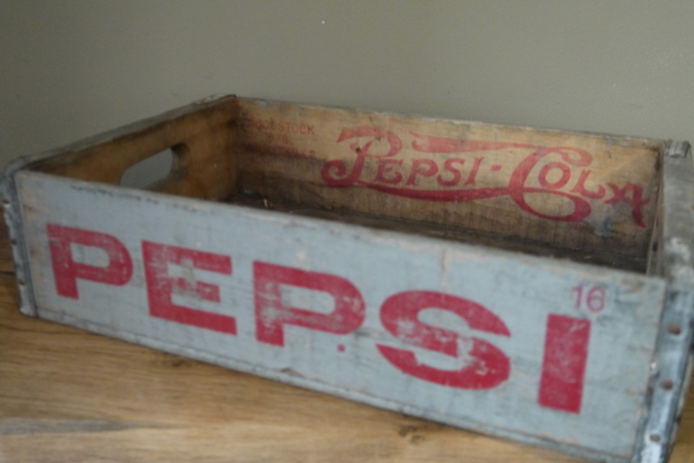 caisse bois brasserie café pepsi cola – Image 7