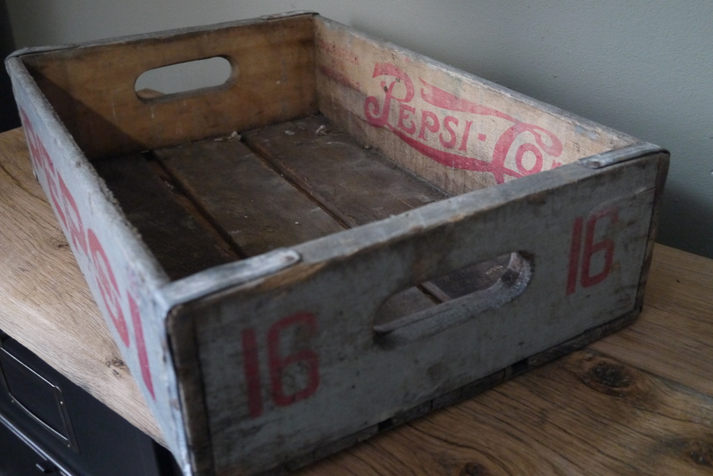 caisse bois brasserie café pepsi cola – Image 4