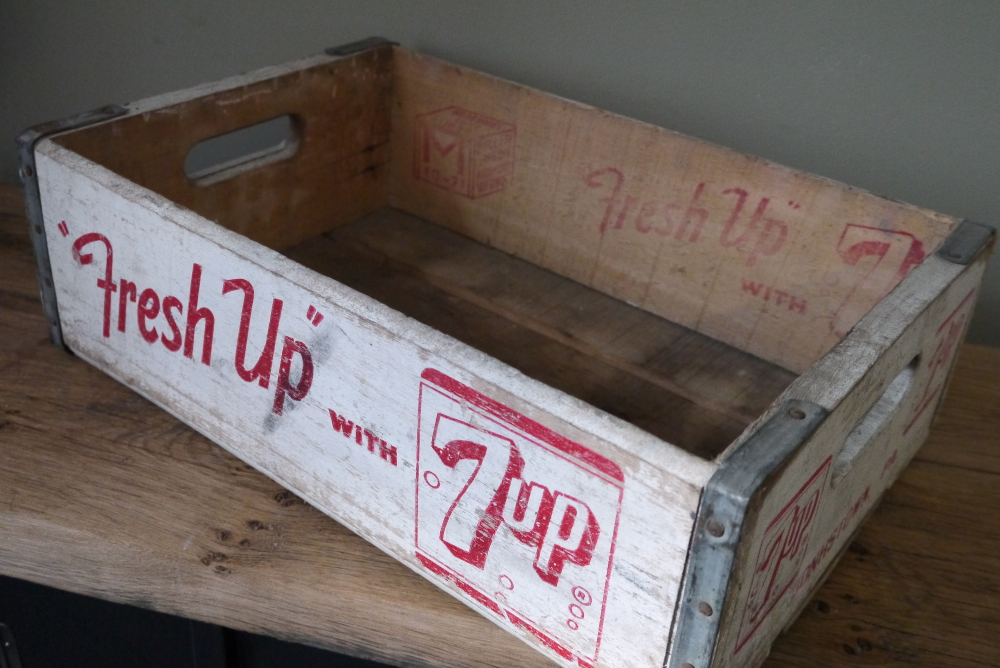 caisse bois brasserie café Seven Up 1 – Image 4