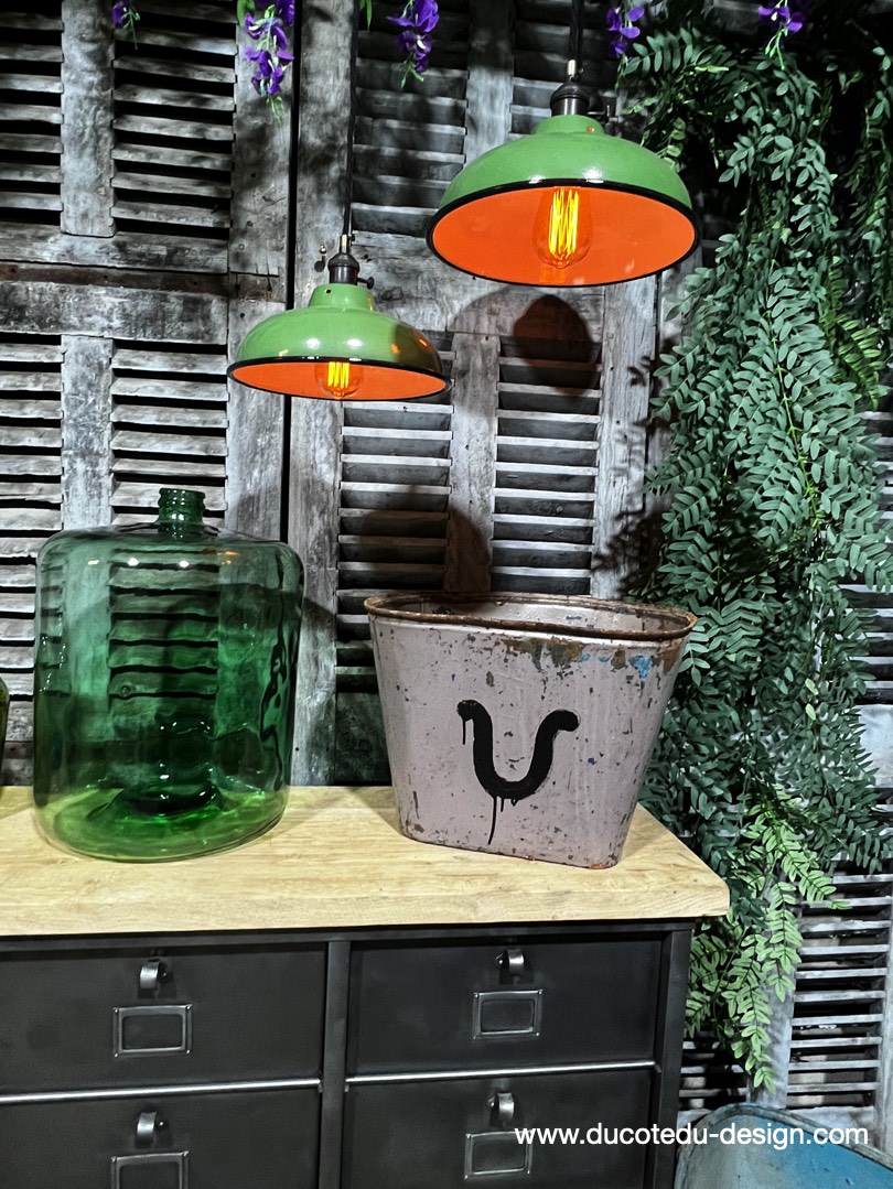 caisse de vendanges en metal patine d'origine – Image 2