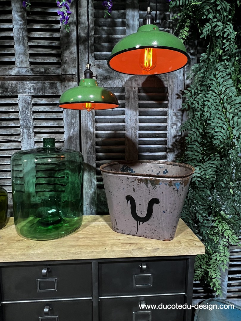 caisse de vendanges en metal patine d'origine – Image 8