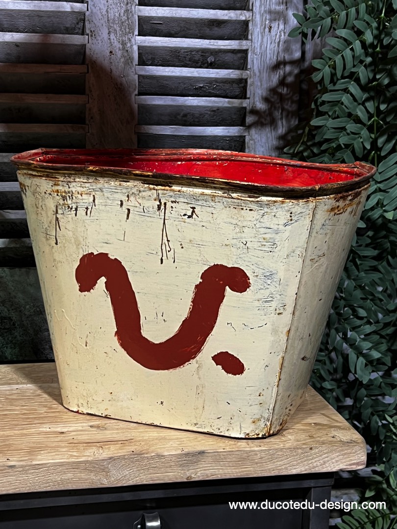 Vecchia scatola di metallo con patina originale - Image 3