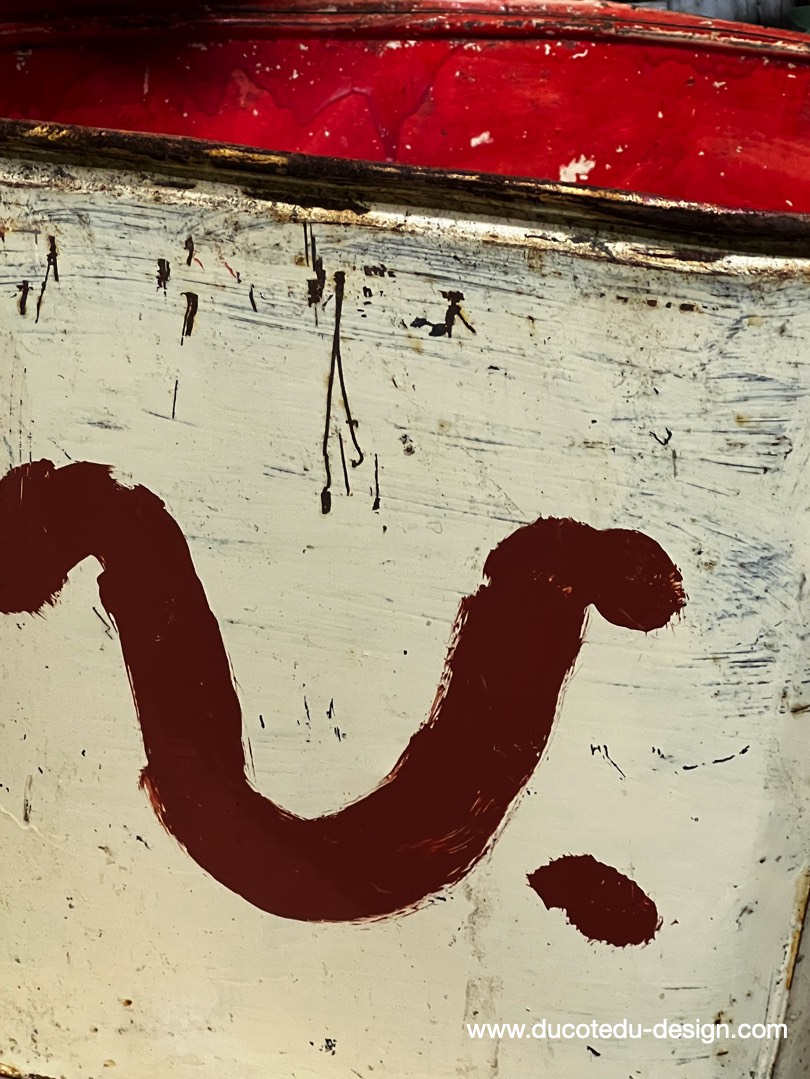 Vecchia scatola di metallo con patina originale - Image 4