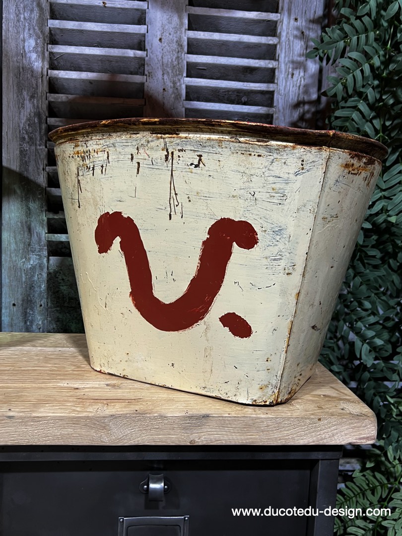 Vecchia scatola di metallo con patina originale - Image 7