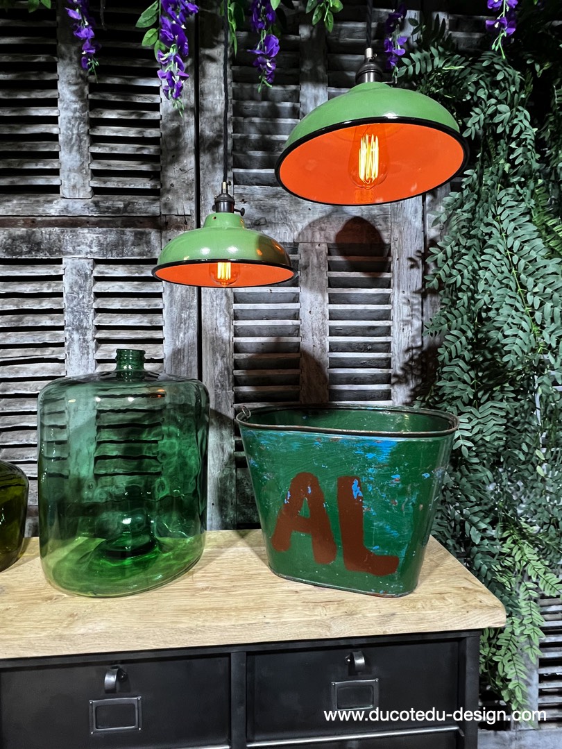 caisse de vendanges en metal patine d'origine – Image 8