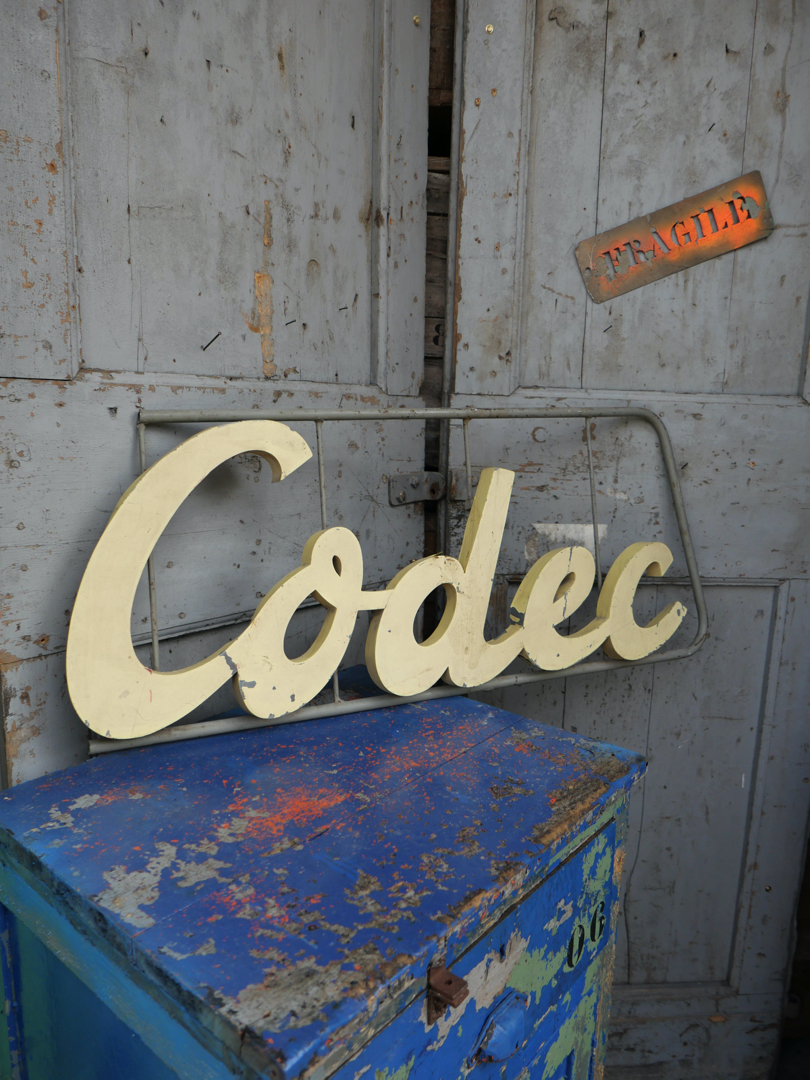 Ancienne enseigne metal codec epicerie – Image 3