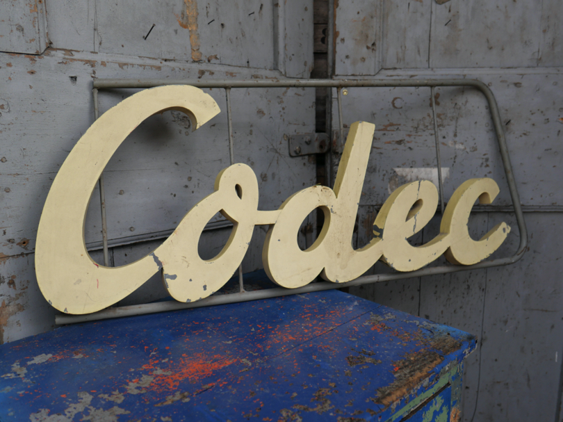 Ancienne enseigne metal codec epicerie – Image 6