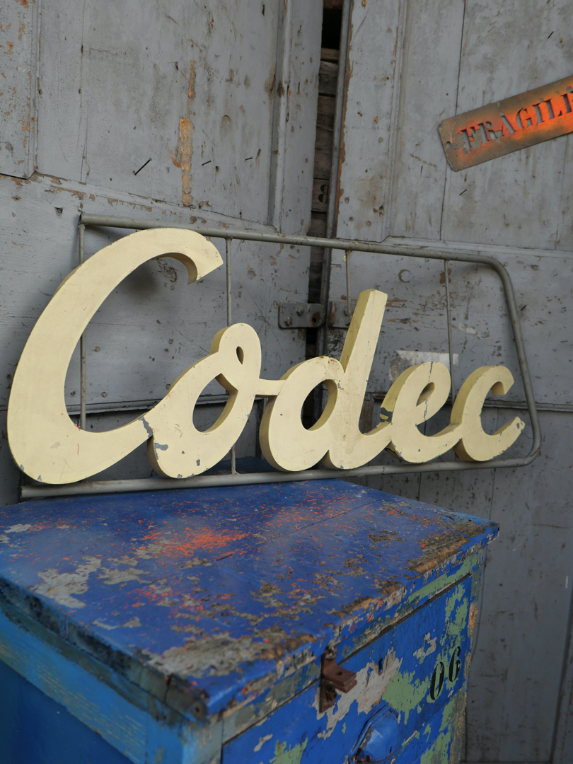 Ancienne enseigne metal codec epicerie – Image 7