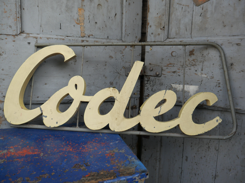 Ancienne enseigne metal codec epicerie – Image 8