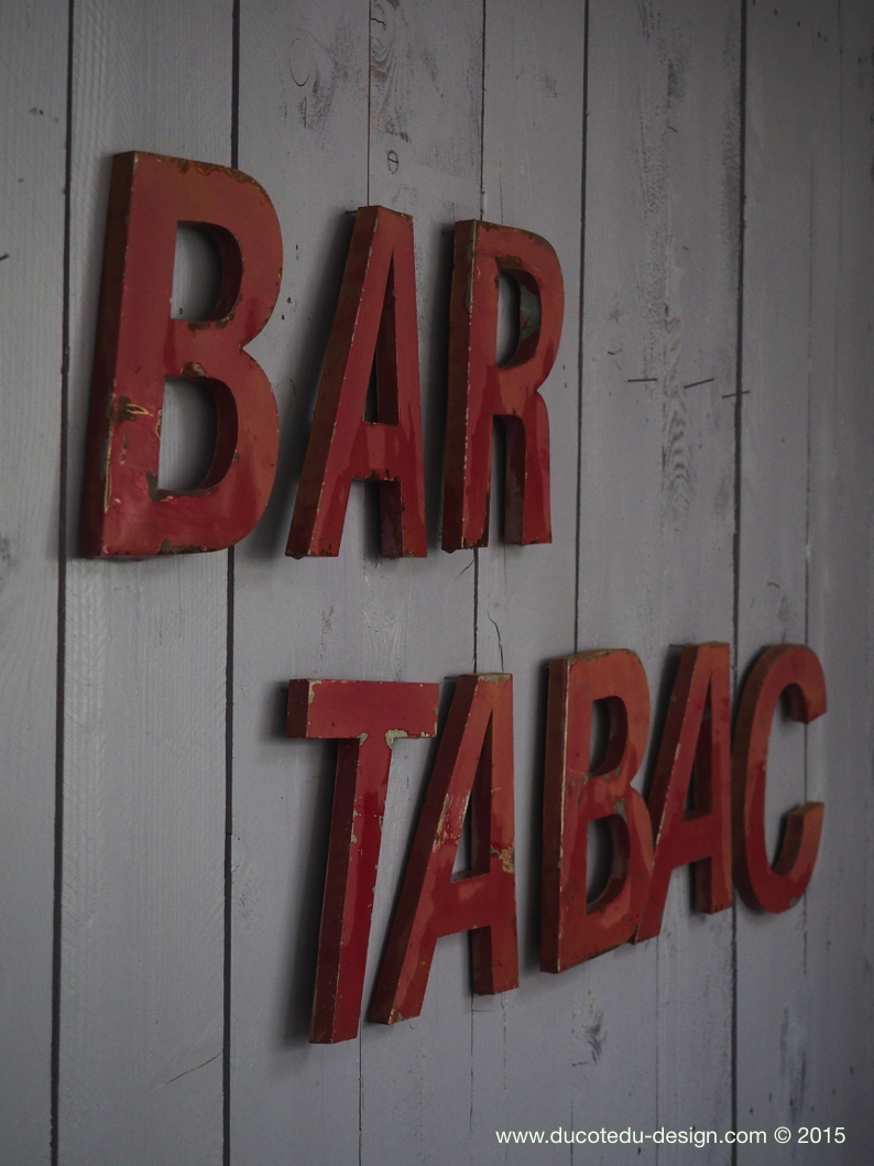 ancienne lettre enseigne Bar Tabac – Image 2