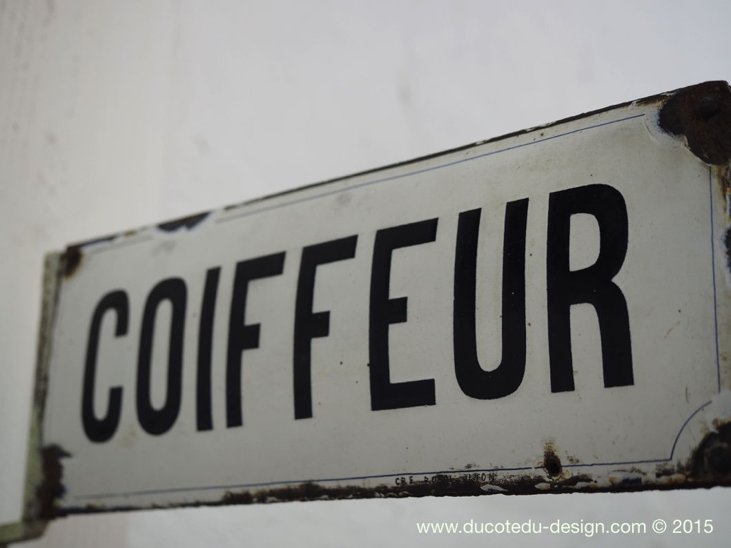 Ancienne enseigne metal coiffeur – Image 10