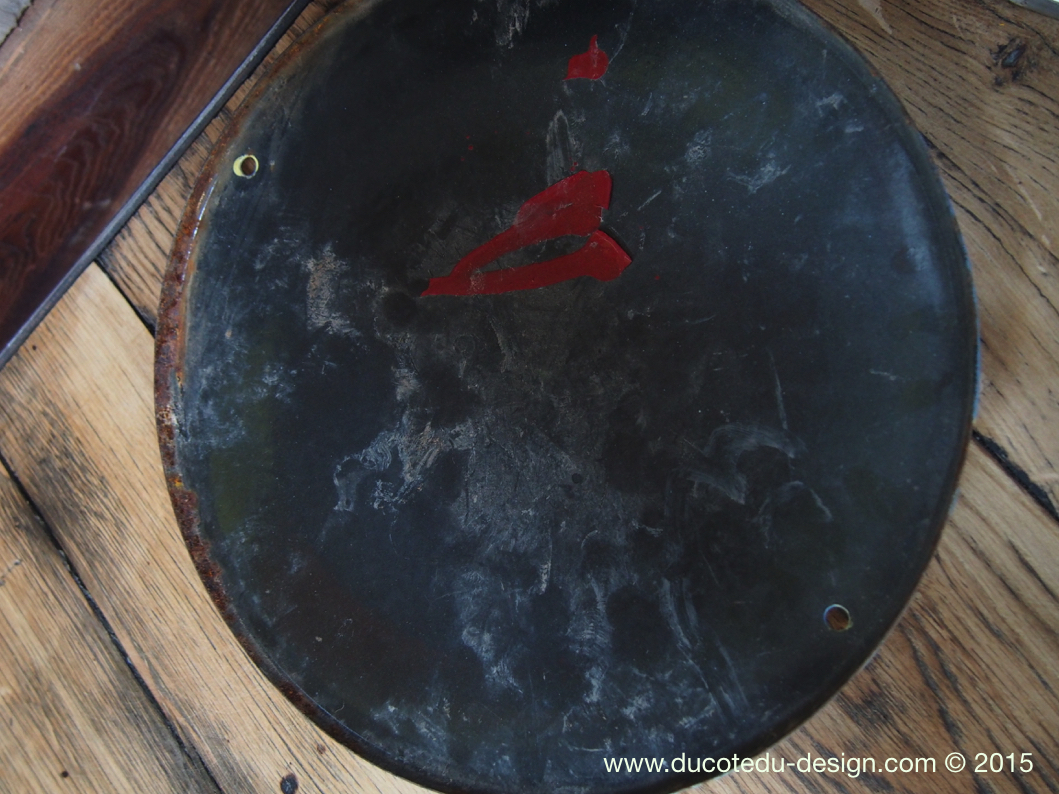 Ancienne plaque emaillée d'usine danger – Image 6