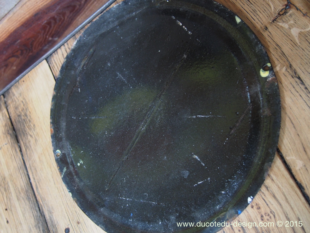 Ancienne plaque emaillée d'usine danger – Image 6