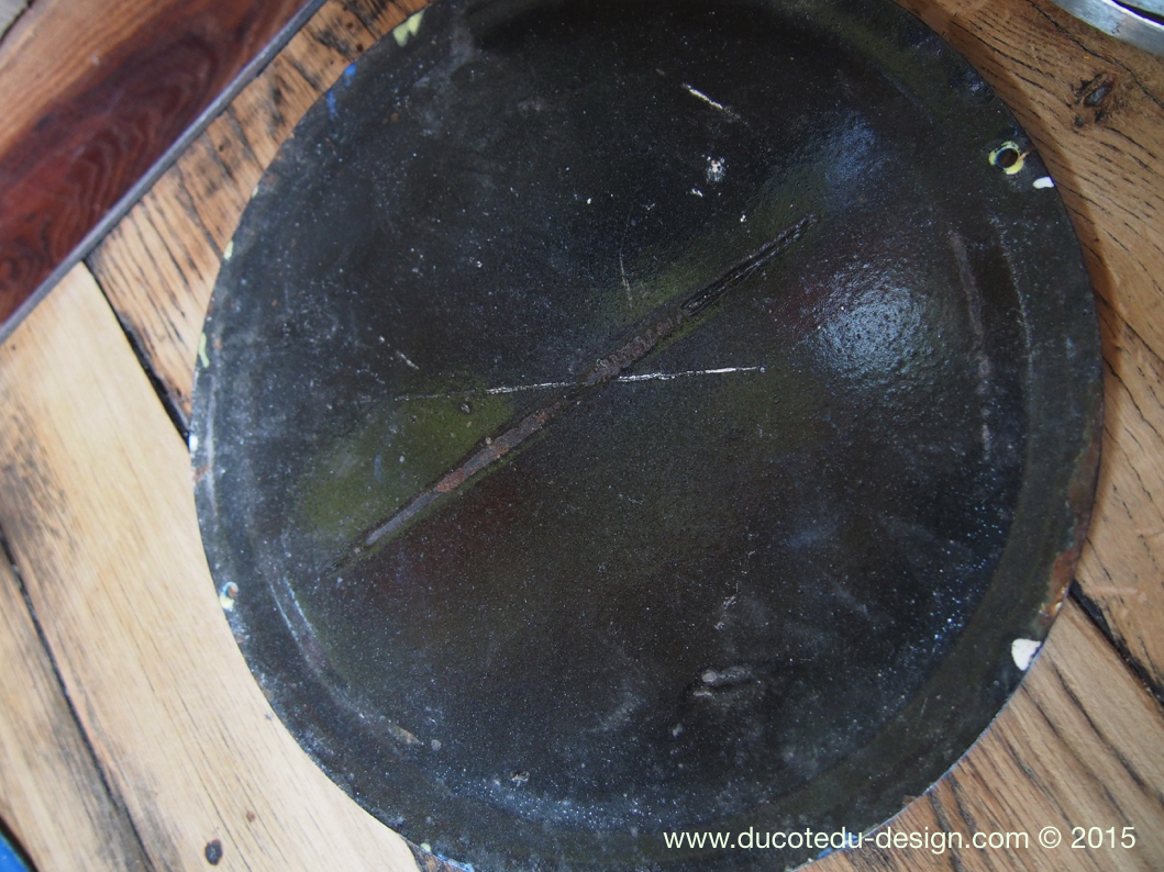 Ancienne plaque emaillée d'usine danger – Image 5