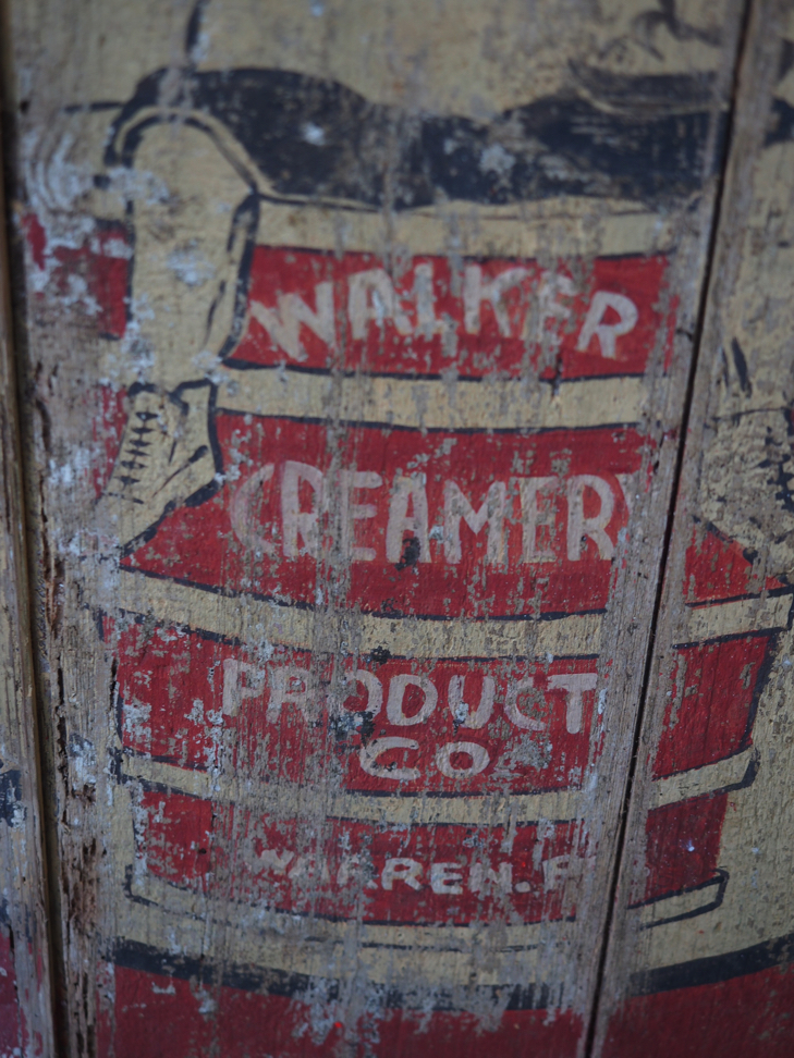 enseigne ancienne porte bois americaine ice cream – Image 10