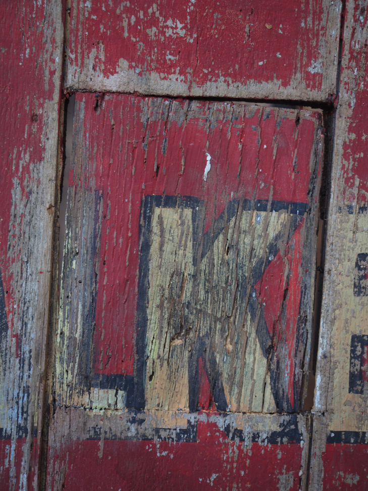 enseigne ancienne porte bois americaine ice cream – Image 11