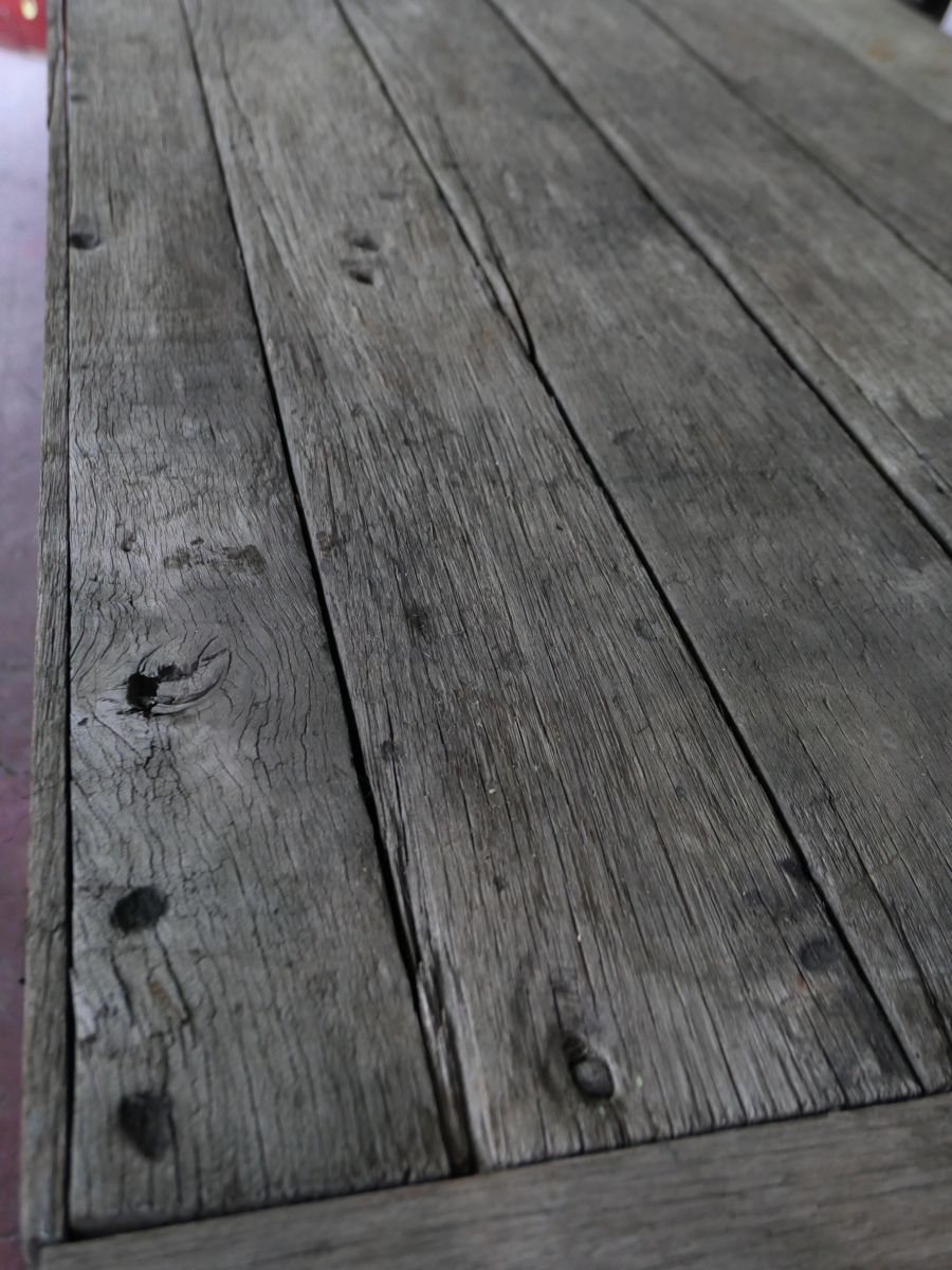 tres grande table basse etabli industriel – Image 10