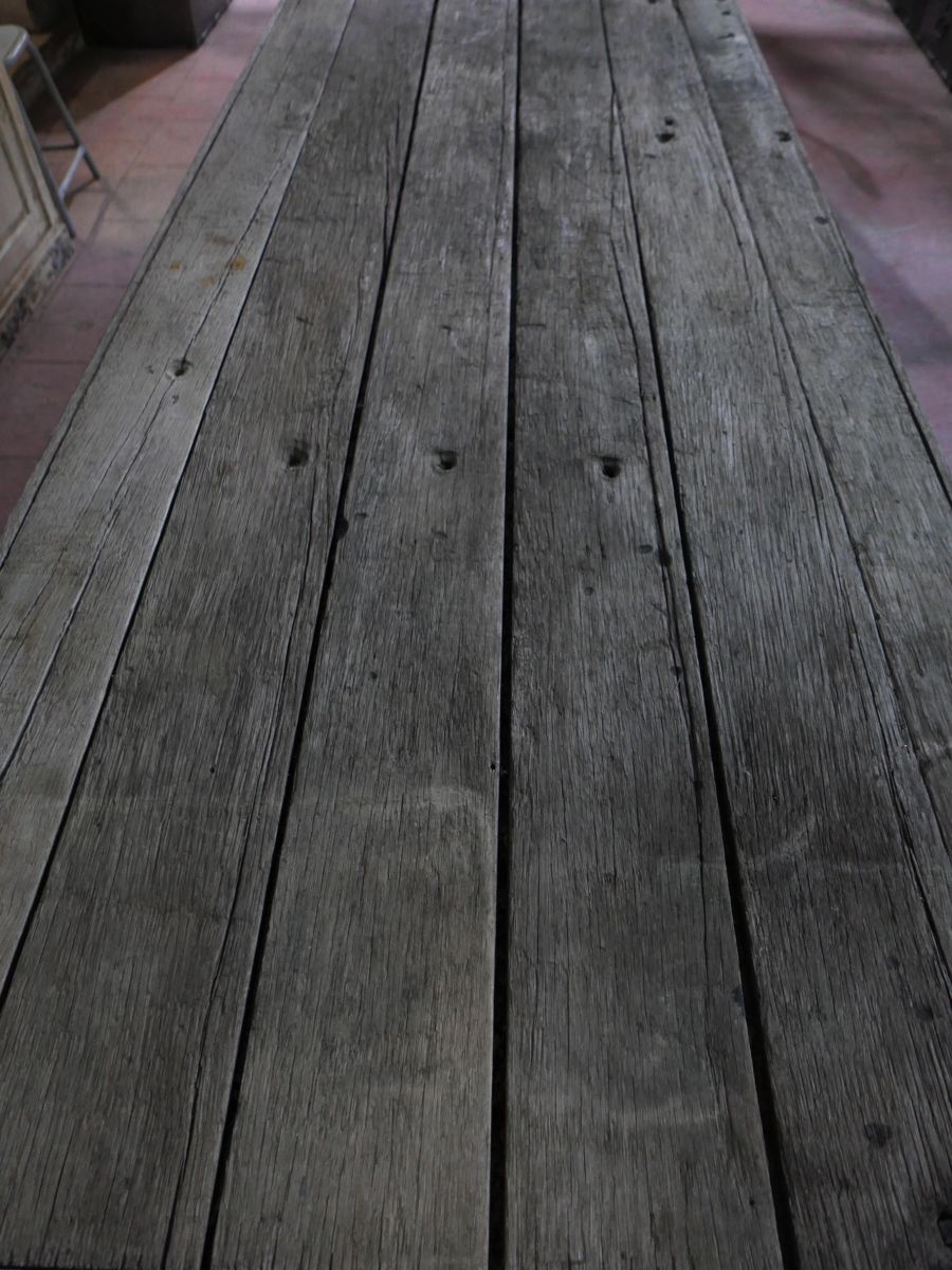 tres grande table basse etabli industriel – Image 14