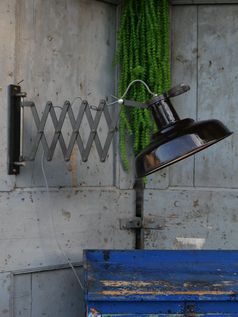 applique lampe accordéon industrielle Russe chocolat – Image 15