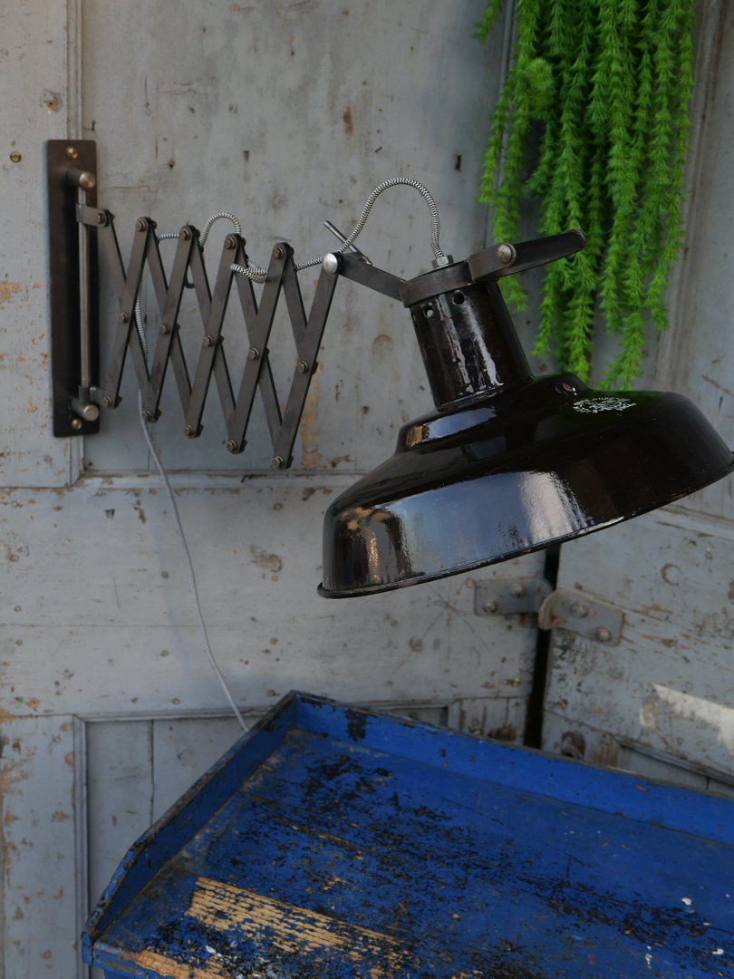 applique lampe accordéon industrielle Russe chocolat – Image 16