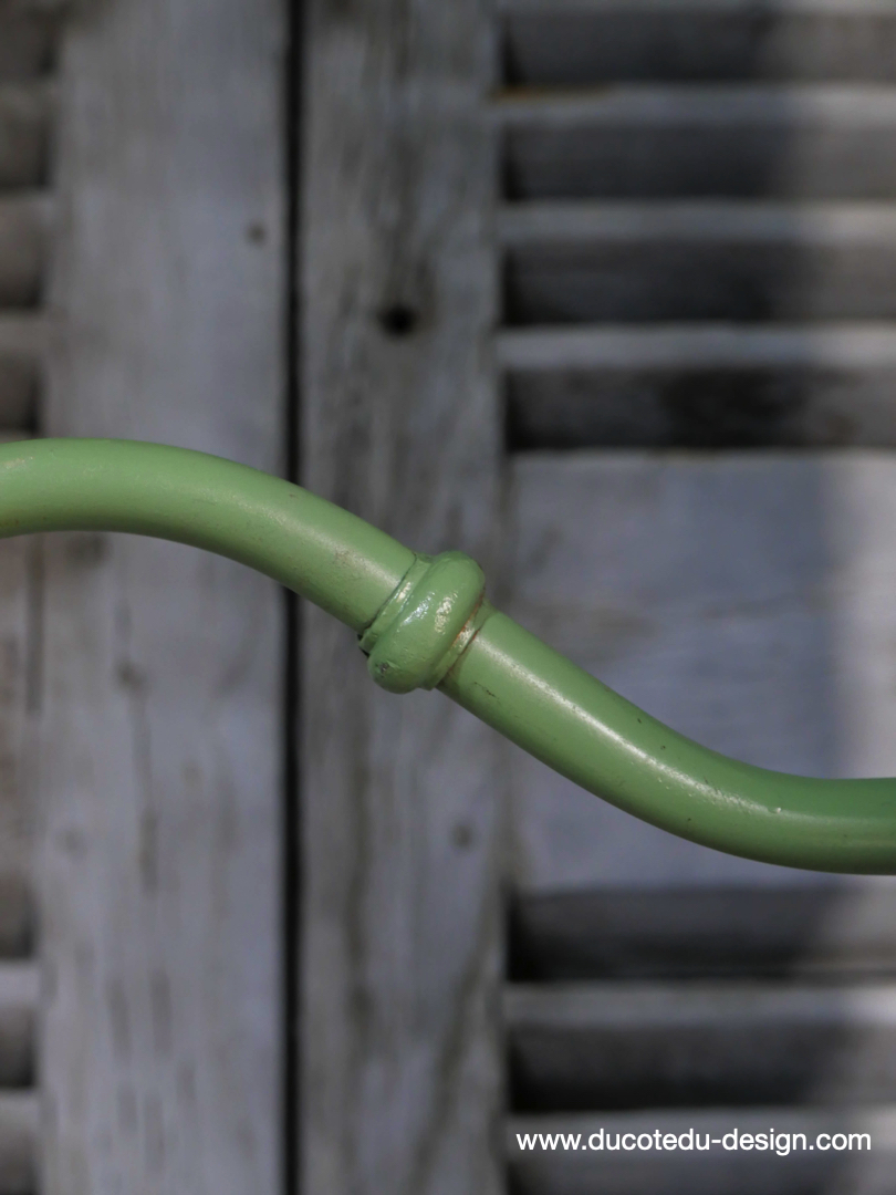 applique Lampe murale de cour, col de cygne exterieur vert abat jour noir – Image 8