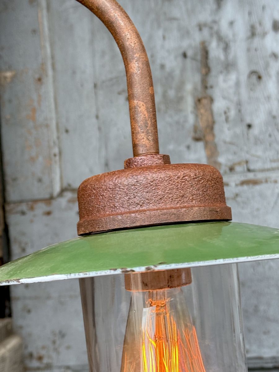 applique potence Lampe de cour, col de cygne exterieur angle droit n°3 – Image 6