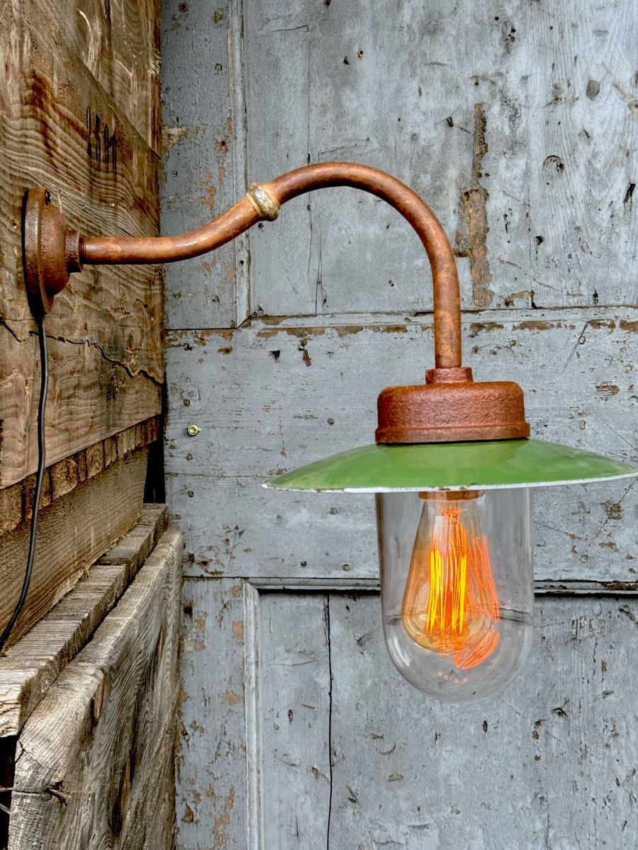 applique potence Lampe de cour, col de cygne exterieur angle droit n°3 – Image 9