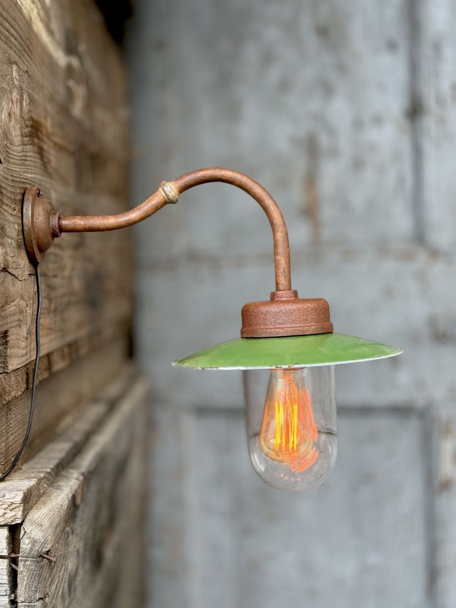 applique potence Lampe de cour, col de cygne exterieur angle droit n°3 – Image 2