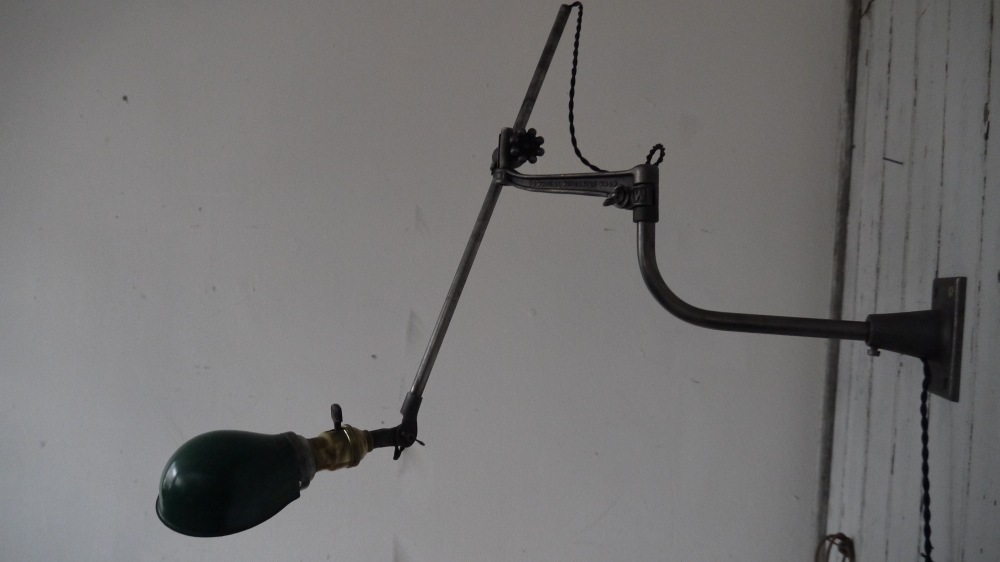 Rare Lampe O.C. White Industrielle fixation murale applique dans son jus la lampe de reference a new york dans les loft – Image 3