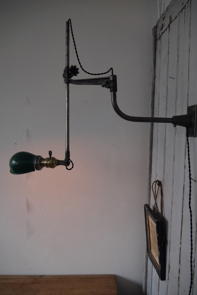 Rare Lampe O.C. White Industrielle fixation murale applique dans son jus la lampe de reference a new york dans les loft – Image 5