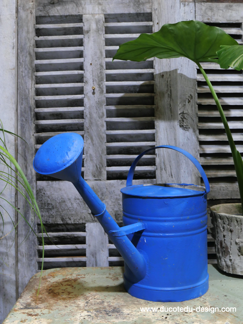 Arrosoir en zinc bleu – Image 8