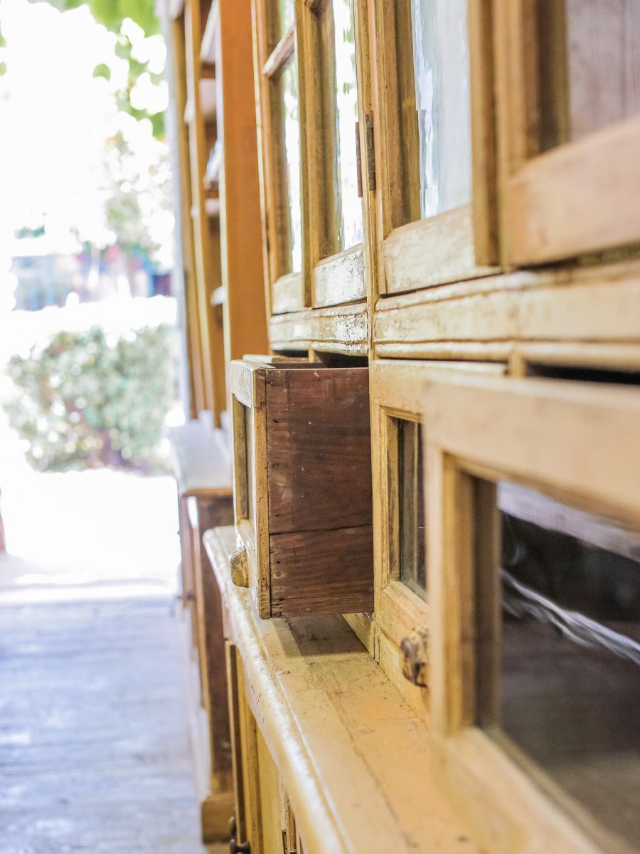 meuble de metier tres grande vitrine herboristerie – Image 14