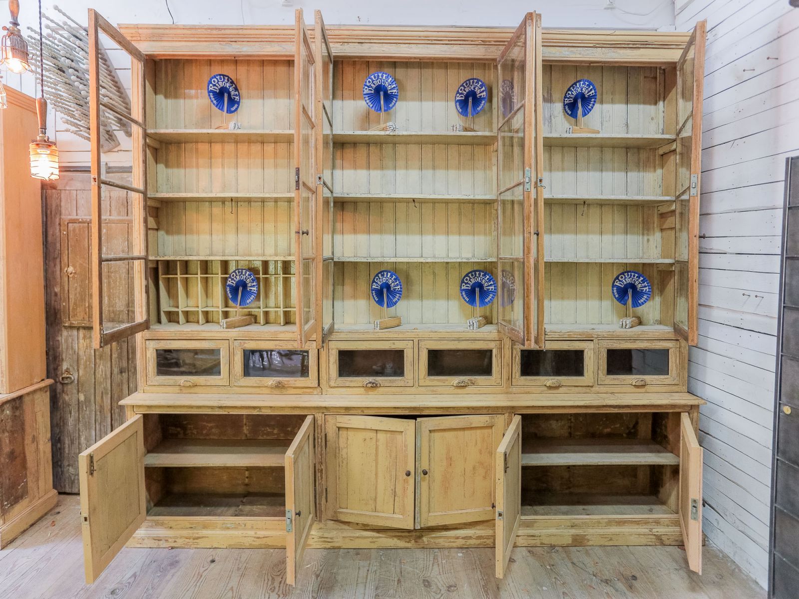 meuble de metier tres grande vitrine herboristerie – Image 19