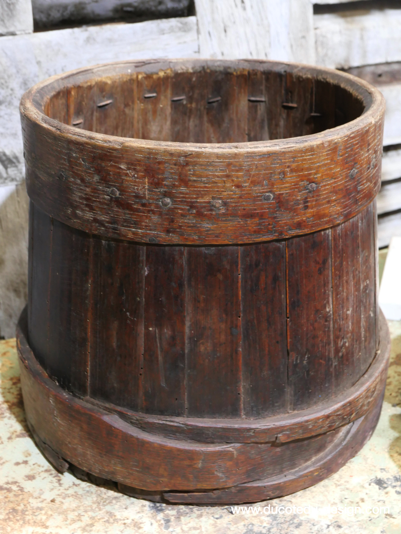 ancienne baratte a beurre, ideal cache pot – Image 5