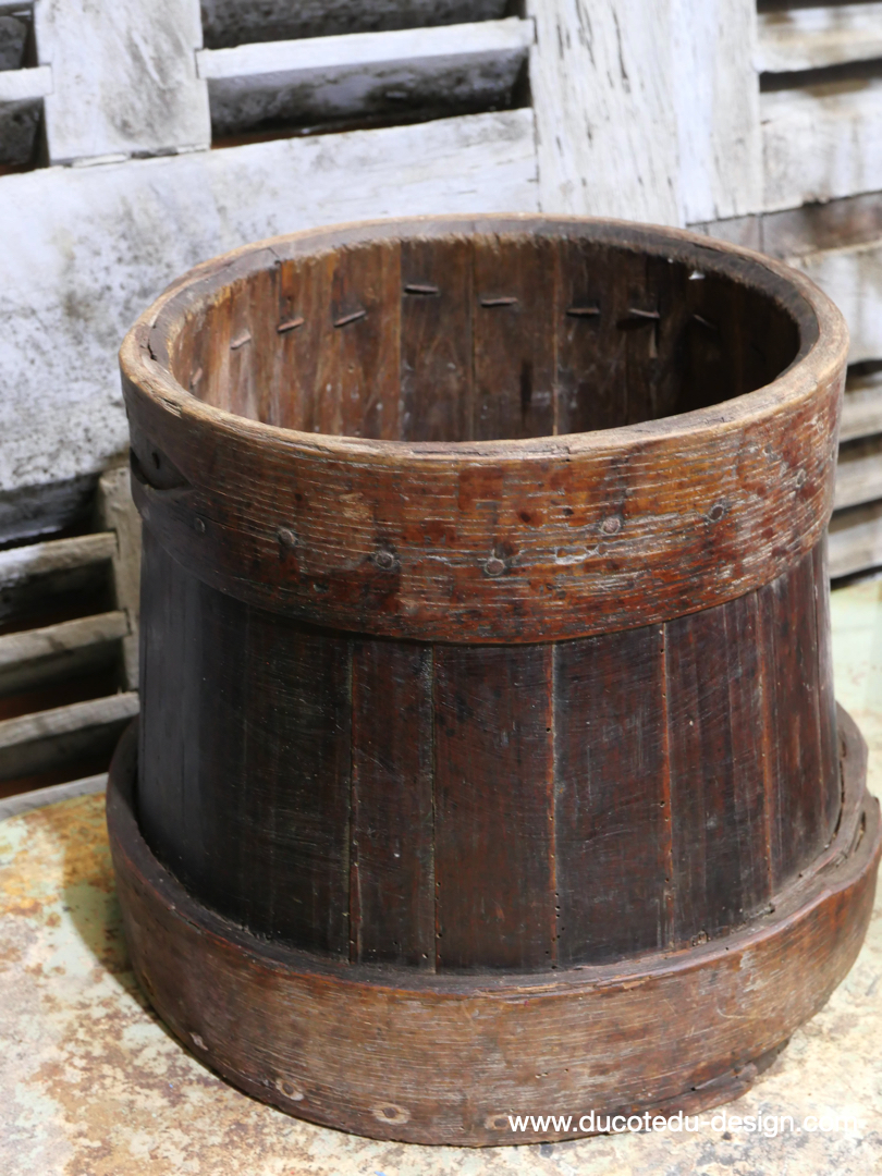 ancienne baratte a beurre, ideal cache pot – Image 6