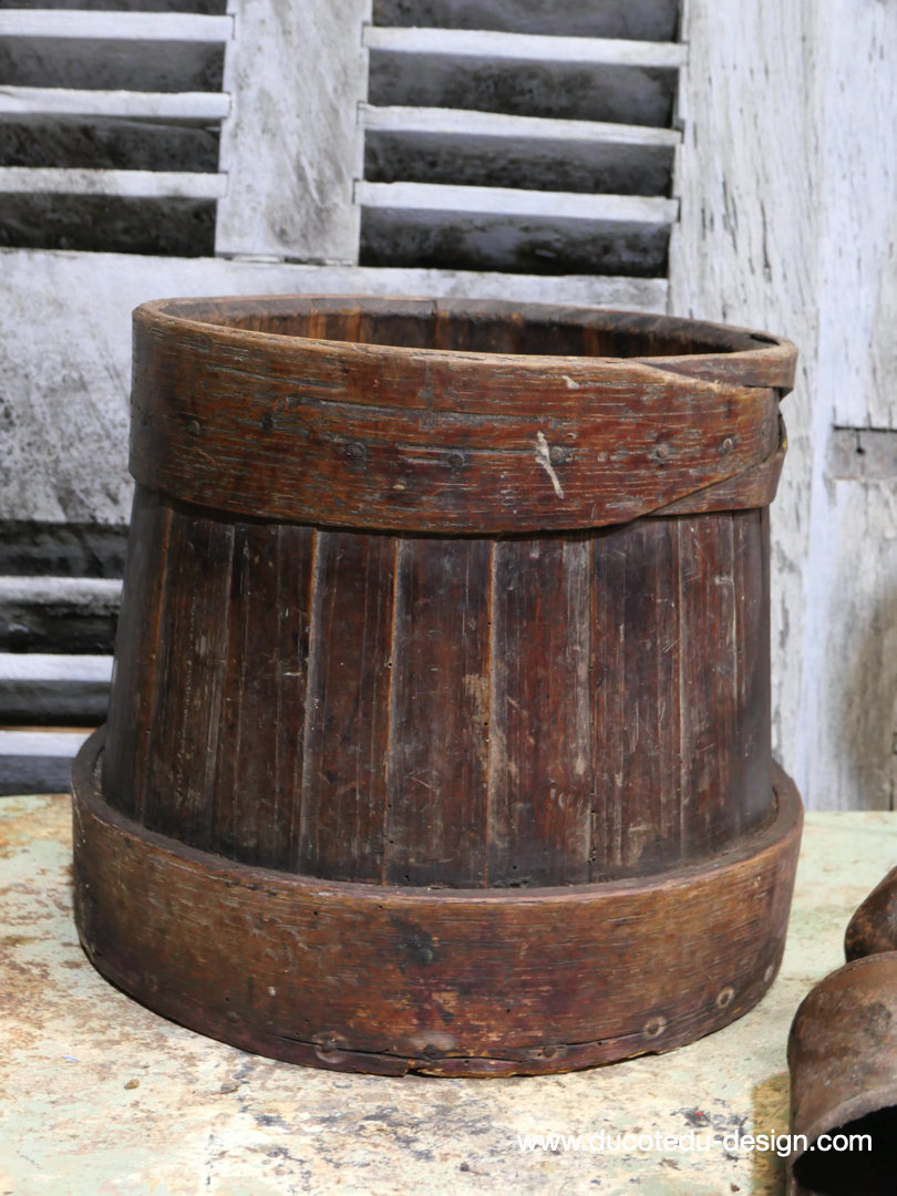 ancienne baratte a beurre, ideal cache pot – Image 8