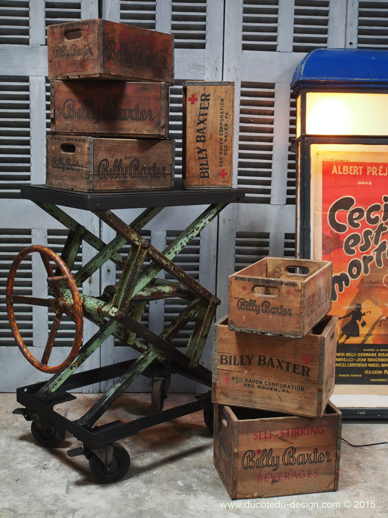 1 grande caisse bois brasserie billy baxter – Image 3