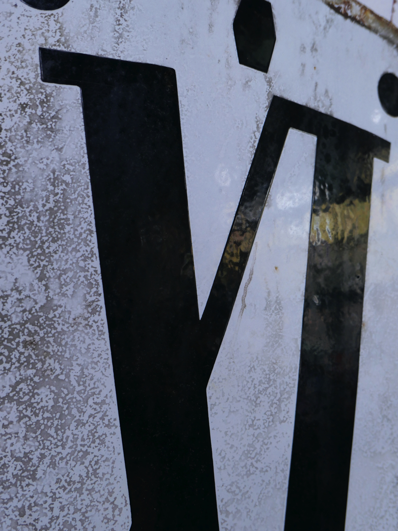 ancien cartouche d horloge emaille XI – Image 9