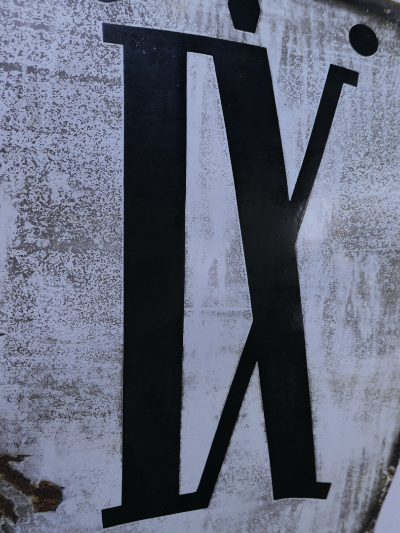 ancien cartouche d horloge emaille IX – Image 5