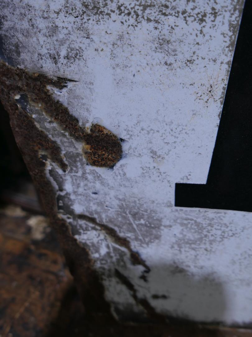 ancien cartouche d horloge emaille IX – Image 7