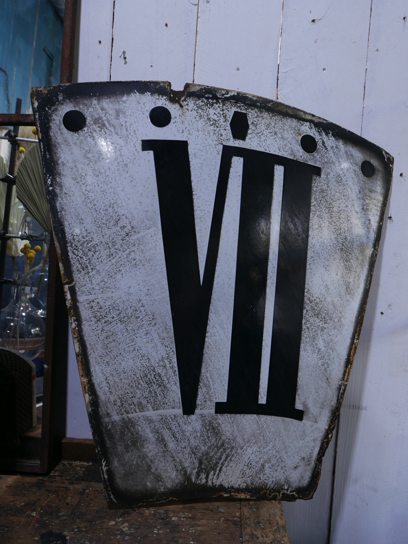 ancien cartouche d horloge emaille VII – Image 2