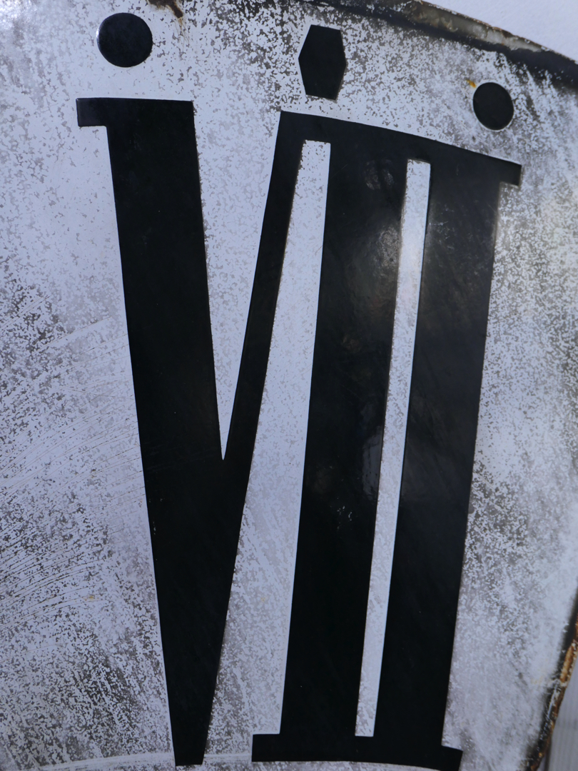 ancien cartouche d horloge emaille VII – Image 4