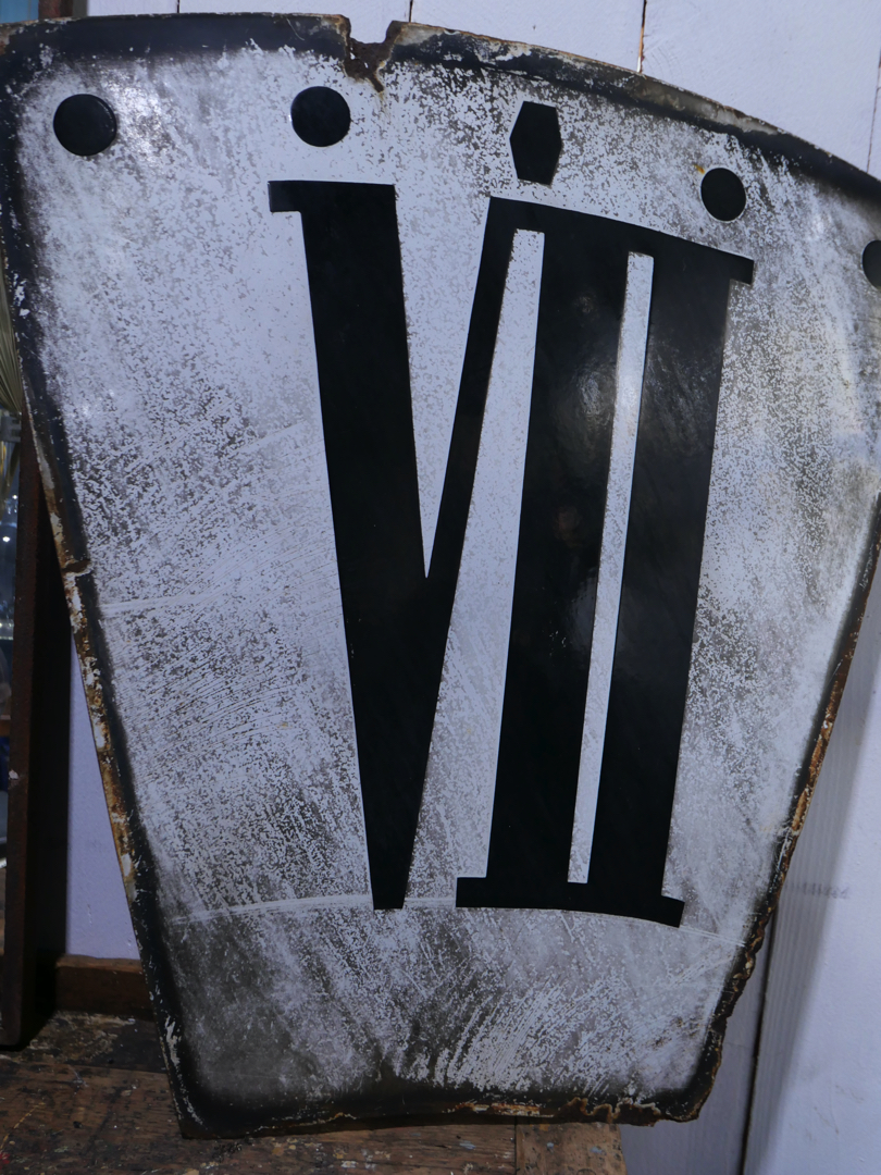 ancien cartouche d horloge emaille VII – Image 5