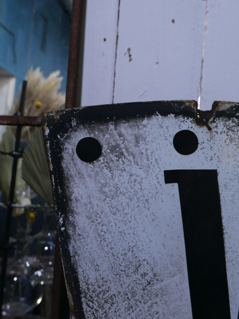 ancien cartouche d horloge emaille VII – Image 6