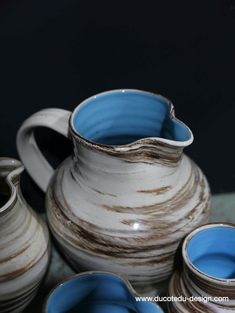 Lot de 4 ceramiques assorties pichets et vase – Image 3