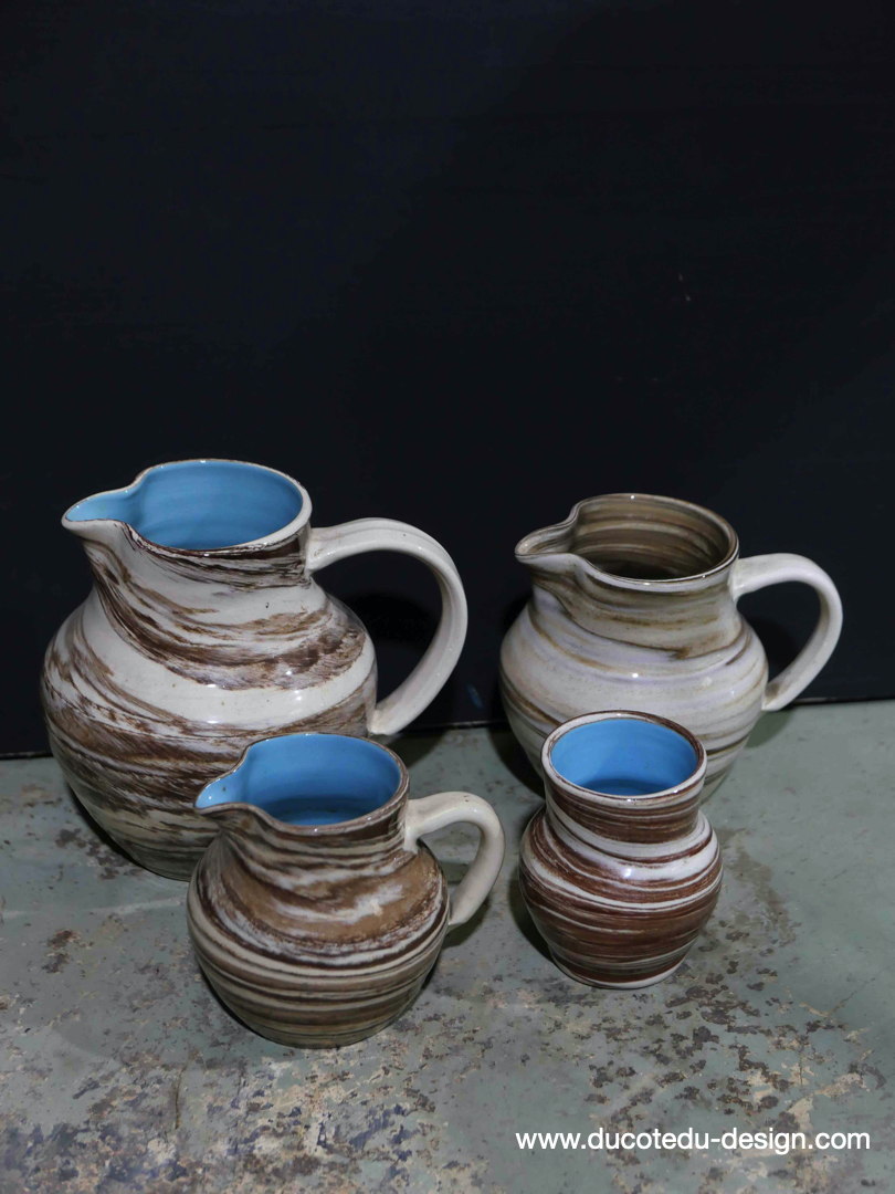 Lot de 4 ceramiques assorties pichets et vase – Image 4