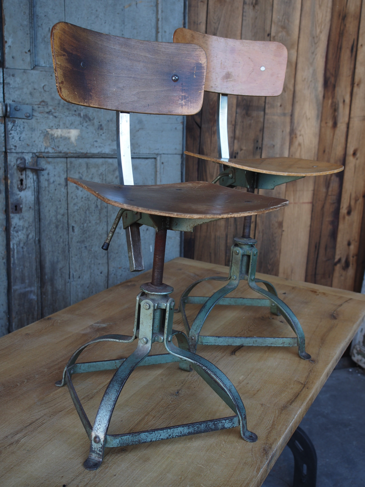 chaise atelier bienaise basse dans leur jus metal et bois – Image 11